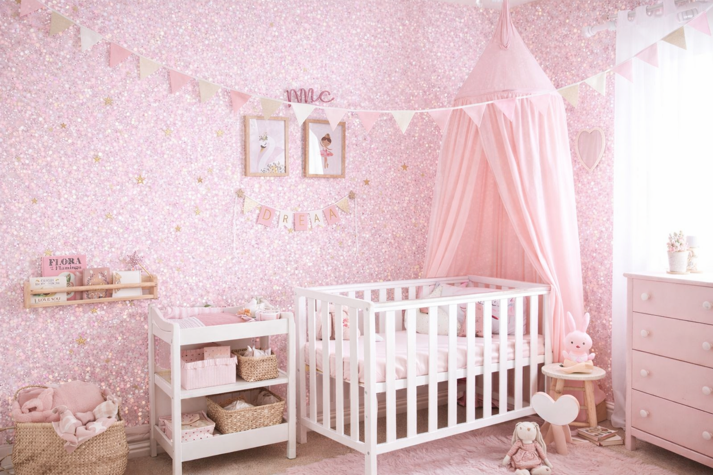 Installing Real Glitter Wallpaper: Watch Before You Hang