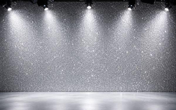 White light glitter backdrop