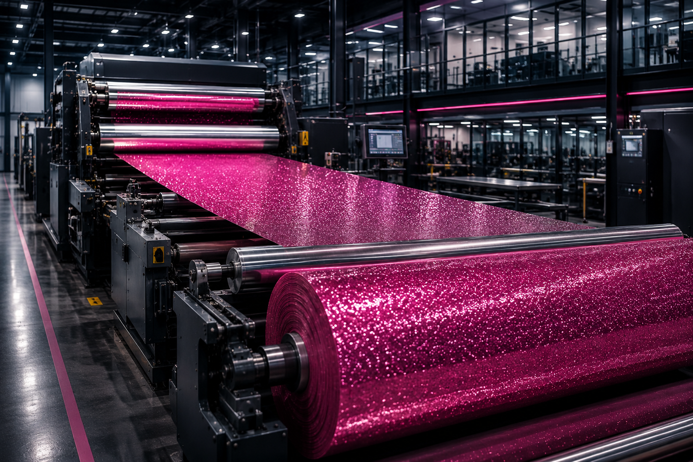 Glitter Walls manufacturing