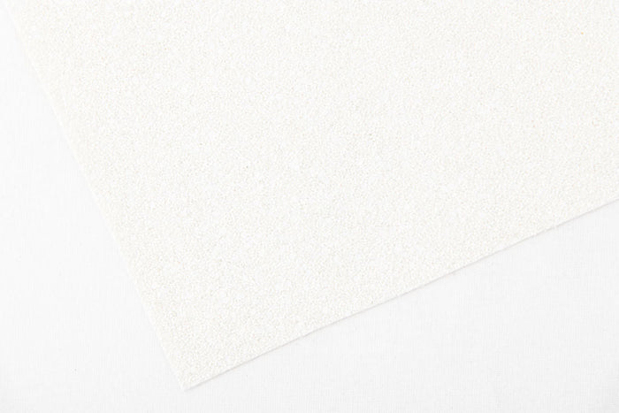 White Glitter Finish